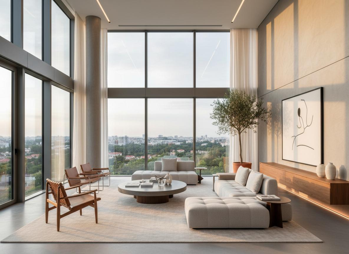 Fachada de residência em Wood Frame