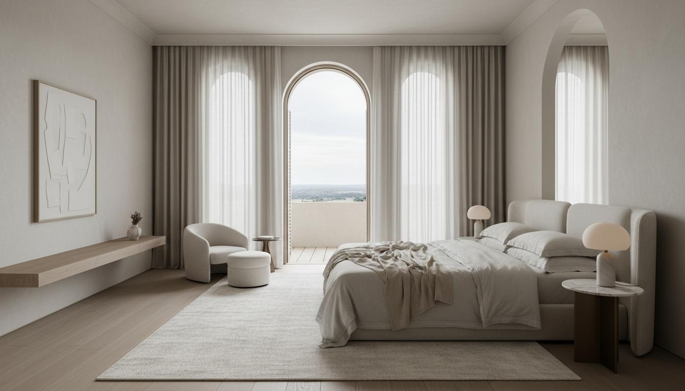 Quarto com acabamento em drywall