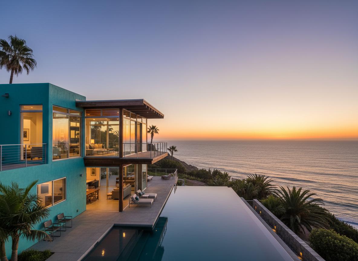 Casa moderna com estrutura leve