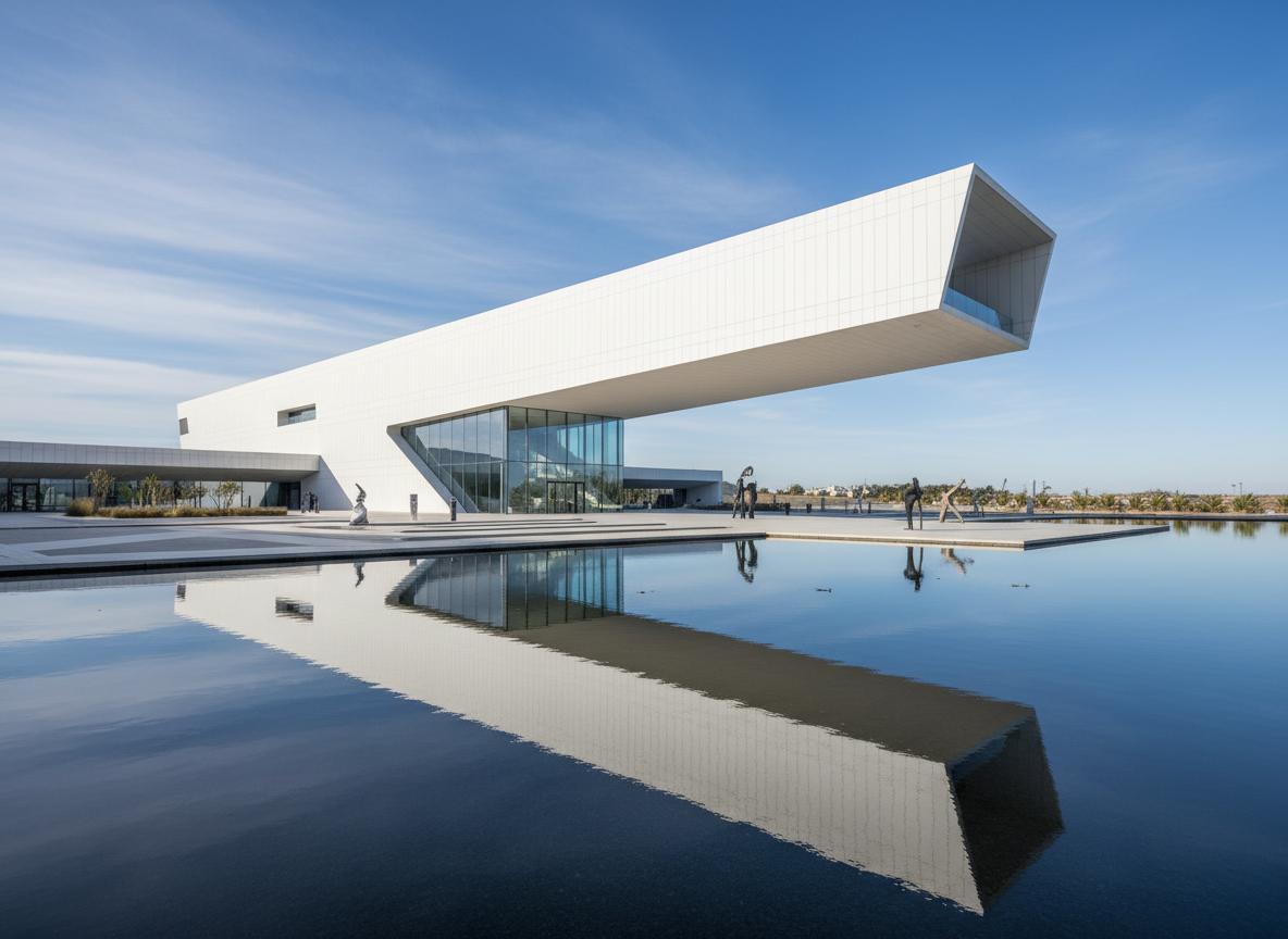 Museu com vãos livres